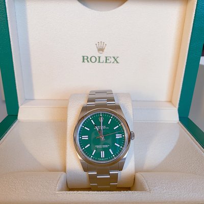 已交流 歡迎預定【稑閩精品 LUMIN】Rolex 勞力士124300 OP41 少有綠色面盤 代購各款名錶