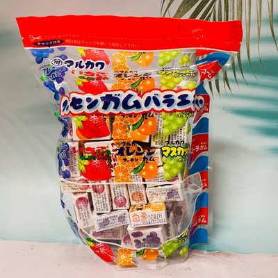 日本 丸川製果 家庭號口香糖 綜合風味口香糖 350g 草莓/葡萄/青葡萄/柳橙/可樂