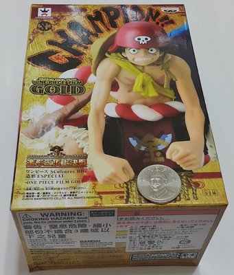 (財寶庫) 日本景品Big造型王頂上決戰劇場版【魯夫one piece film gold金太郎Special】現貨直購