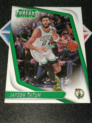 Jayson Tatum Boston Celtics 2021-22 Panini Chronicles Threads Card Near Mint