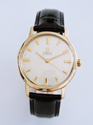 真品 9K金 OMEGA 歐米茄 (35mm) 自動機械古董錶 男錶 女錶