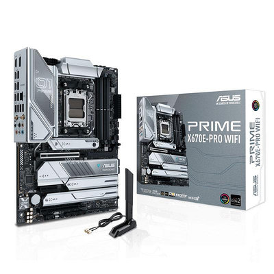 華碩PRIME X670E-PRO WIFI 電腦游戲主板支持CPU AMD7000系處理器