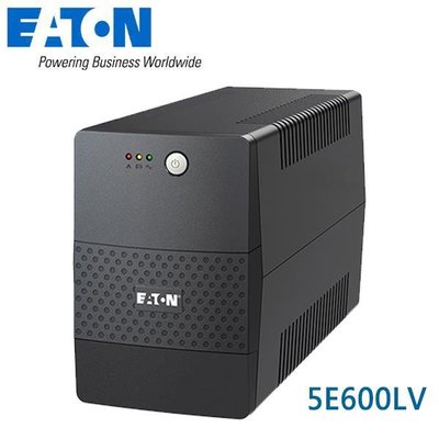 Eaton(飛瑞) 5E600LV 600VA/360W 在線互動式不斷電系統【風和資訊】