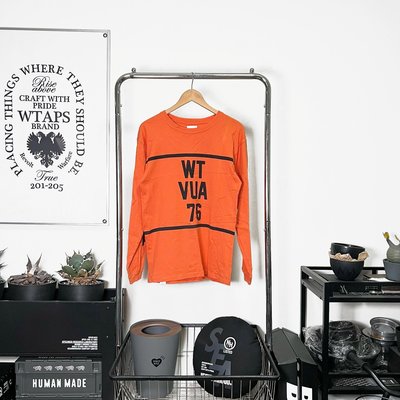 【希望商店】WTAPS WTVUA 01 / TEE 18SS 非目錄款 文字 長袖 T恤