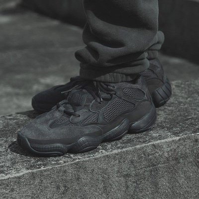 Adidas Yeezy 500 Utility Black 黑魂麂皮椰子全黑復古F36640 | Yahoo