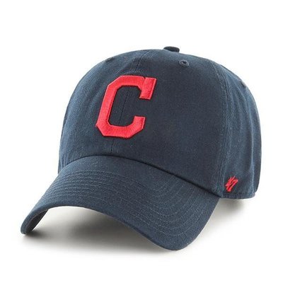 【PD帽饰】47 Brand MLB 克里夫蘭印地安人 '47 CLEAN UP 軟版 可調 金屬環扣 彎帽 老帽