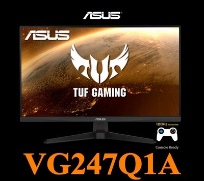 【UH 3C】華碩 ASUS TUF Gaming VG247-Q1A 24吋 電競顯示器 VA螢幕 內建喇叭