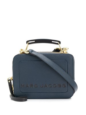 【全新真品、超低優惠分享價】Marc Jacobs Box 20 藏藍色金釦 手提包 箱型包 肩背包 現貨！