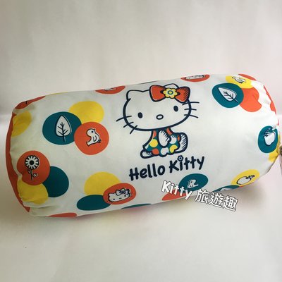 [Kitty 旅遊趣] Hello Kitty 長靠墊 長抱枕 午睡枕 辦公椅靠墊 靠墊 凱蒂貓小抱枕