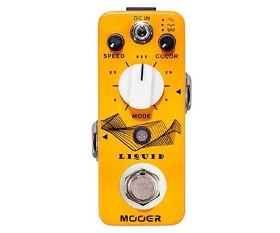 Mooer LIQUID 數位水聲效果器【Digital Phaser/原廠公司貨一年保固】