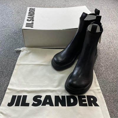 JILsander黑色馬丁靴35碼39碼/全新/
