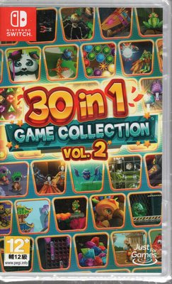 Switch遊戲 NS 30合1 遊戲合集 Vol 2 30-in-1 Game Collect 英文版【板橋魔力】