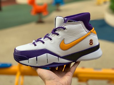 Nike Kobe 1 Protro ZK1 白紫 黃鉤 科比一代 籃球鞋 男鞋AQ2728-101