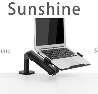 [Sunshine]桌上收納架 埃普筆記本支架電腦顯示器支架臺式辦公室桌面升降17寸兩用電腦架