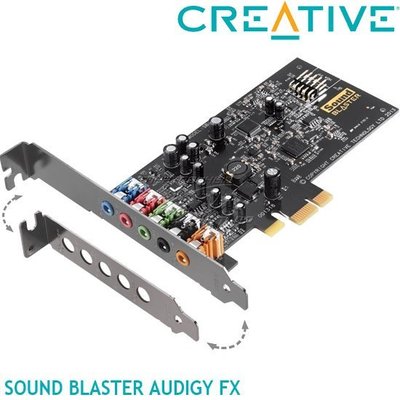 【MR3C】含稅公司貨 CREATIVE創新未來 Sound Blaster Audigy Fx PCI-E音效卡