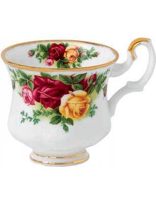 全新正品。英國皇家品牌 ROYAL ALBERT。古典鄉村玫瑰- 咖啡杯。預購