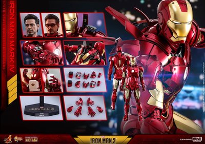 全新 Hot Toys MMS461 1/6 Iron Man 2 鋼鐵人2 Mark 4 馬克4 合金