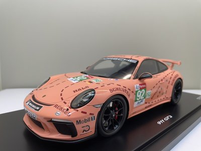 吉華科技@ 1/18 原廠 Porsche 911 (991 II) GT3 sow / Pink Pig design