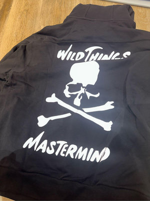 xsPC wild THINGS mastermind JAPAN PULLOVER PARKA 帽T 背後 骷髏