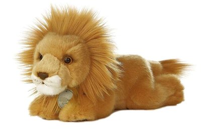 3651A 歐洲進口 限量品 絨毛小獅子娃娃 趴姿小獅子玩偶擺飾沙發抱枕獅子娃娃抱枕禮物