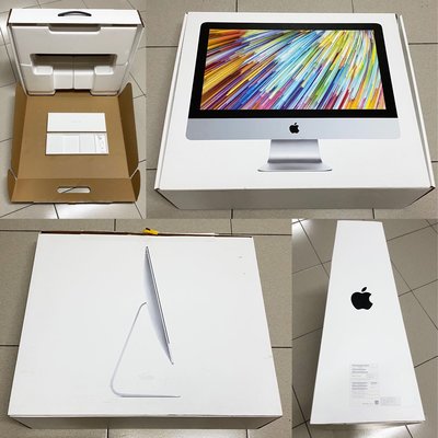 Apple iMac 21.5 A1418 薄型款 電腦桌機包裝外盒、鍵盤滑鼠盒
