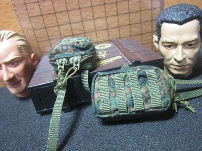 IJ6軍醫裝備 DAM德國KSK部隊1/6雙拉鍊急救裝備袋一個 迷彩M款