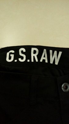 義大利品牌 G-star GS Raw 黑色打摺短褲 30 31 工作短褲 AF AE roots