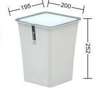 聯府 KEYWAY (中)吉納掀蓋垃圾桶 收納桶/置物桶 C5302