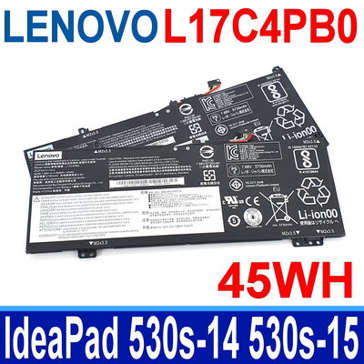 LENOVO L17C4PB0 45WH 原廠電池 Flex6-14ARR 14IKB