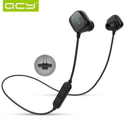 點點專營 QCY QY12 pro 運動4.1無線音樂藍牙耳機磁吸雙耳耳塞式磁吸附