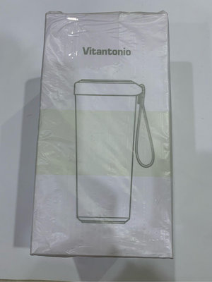 Vitantonio 小V多功能無線USB隨行果汁杯(茶花白) 果汁機