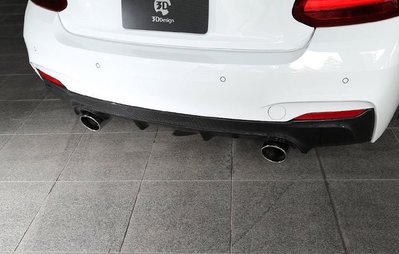 【樂駒】3D Design BMW F22 M235i 後下巴  後下擾流 碳纖維 carbon 輕量化日本 改裝 大廠