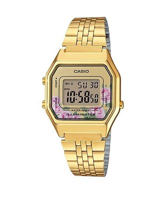 CASIO手錶公司貨金色錶 歷久不衰熱銷l LA-680 WGA-4C 街頭男女潮流必備配件~LA670
