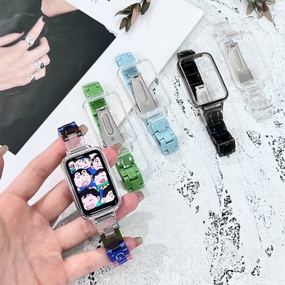 XIAOMI小米手錶錶帶適用小米手環7pro腕帶透明小米手環7pro錶帶NFC版七代創意ins風 mi7Pro錶帶替換帶