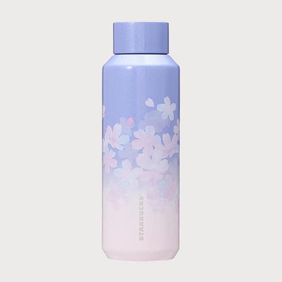 日本星巴克 櫻花保溫瓶 櫻花保溫杯 紫色漸層 珠光