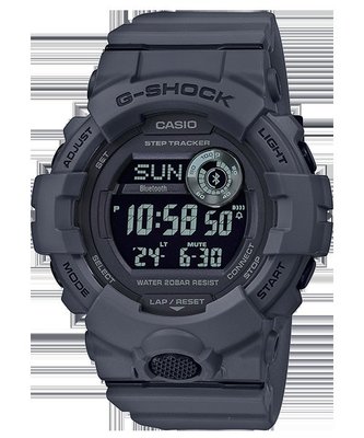 【金台鐘錶】CASIO卡西歐G-SHOCK 藍牙連線功能 (深灰色) GBD-800UC-8