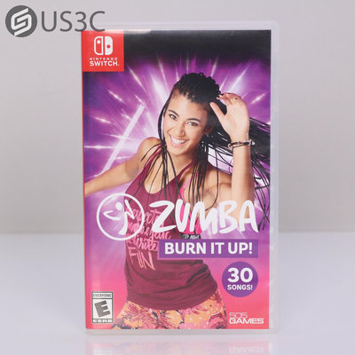 【US3C-高雄店】【一元起標】Nintendo Switch 拉丁有氧舞蹈健身 Zumba Burn It Up 中英日文美版 遊戲片 實體遊戲片 二手遊戲片