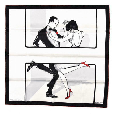 Hermes Swinging Saint-Germain scarf 70 來跳舞吧華爾滋絲巾