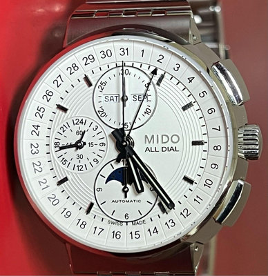 MIDO 美度 官方授權 ALL DIAL 多功能月相 機械錶