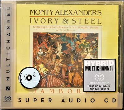 MONTY ALEXANDER`S / IVORY &amp; STEEL SACD 【美版已拆如新】可以在CD Player播放