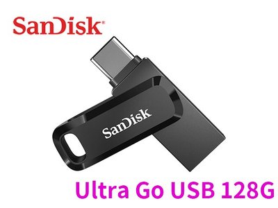 「Sorry」SanDisk Ultra Go 128GB TypeC 雙用 OTG 隨身碟 SDDDC3 黑/湖水綠