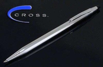 【優力文具】Cross Century Chrome高仕經典世紀系列亮鉻原子筆/0.7mm自動鉛筆可選(3502/350