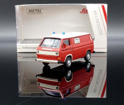 【M.A.S.H】現貨特價 Schuco 1/64 VW T3 Fire department 1979