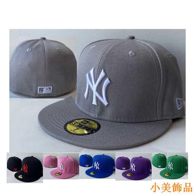 小美飾品MLB 尺寸帽 全封 不可調整 6色 紐約洋基隊 New York Yankees 男女通用 棒球帽 板帽 嘻哈帽