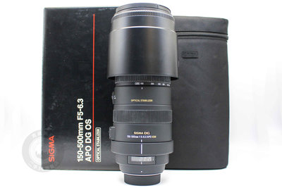 【高雄青蘋果3C】SIGMA APO 150-500mm F5-6.3 DG OS 二手鏡頭 FOR NIKON#86673