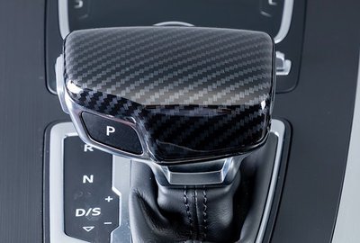 下殺- 奧迪 AUDI A4 A5 Q5 Q7 排檔頭裝飾貼 排檔頭 飾蓋 排檔頭 裝飾片 碳纖維紋