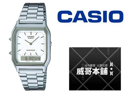【威哥本舖】Casio台灣原廠公司貨 AQ-230A-7D 電子雙顯錶復刻版 AQ-230A