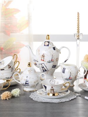 歐式茶具套裝陶瓷茶壺創意高檔咖啡具下午茶骨瓷杯具花茶套裝特艾超夯 精品