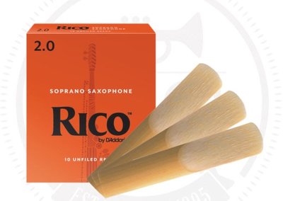 高音薩克斯風 竹片 美國 Rico Soprano 簧片 多種規格 橘盒裝 10片入 最新包裝