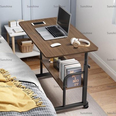 [Sunshine]簡易小桌子宿舍筆記本電腦桌床上學習桌簡約書桌可移動床邊桌臥室